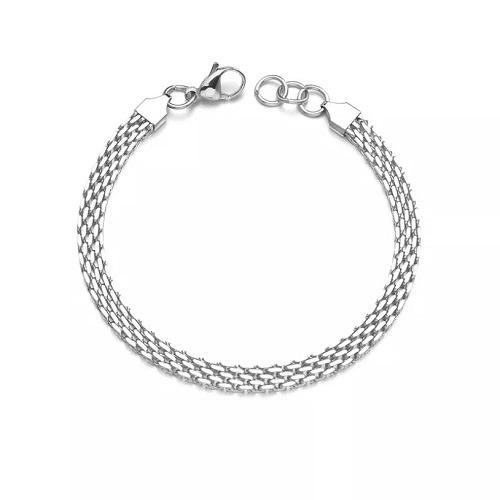 Net Chain Bracelet - Silver