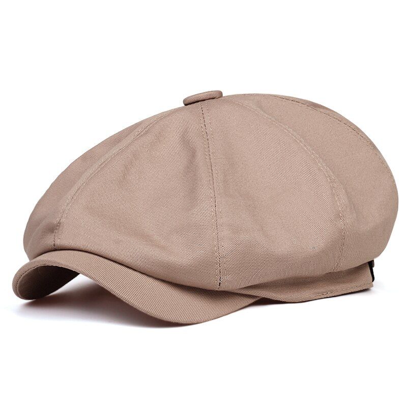 Newsboy Cap Men Twill Cotton EigPanel Hat Women Baker Boy Caps Retro
