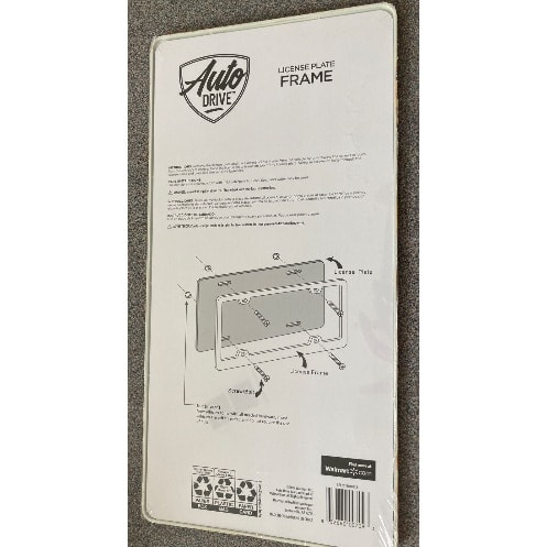 Auto Drive License Plate Frame - Fire Flame - 13.25X6"