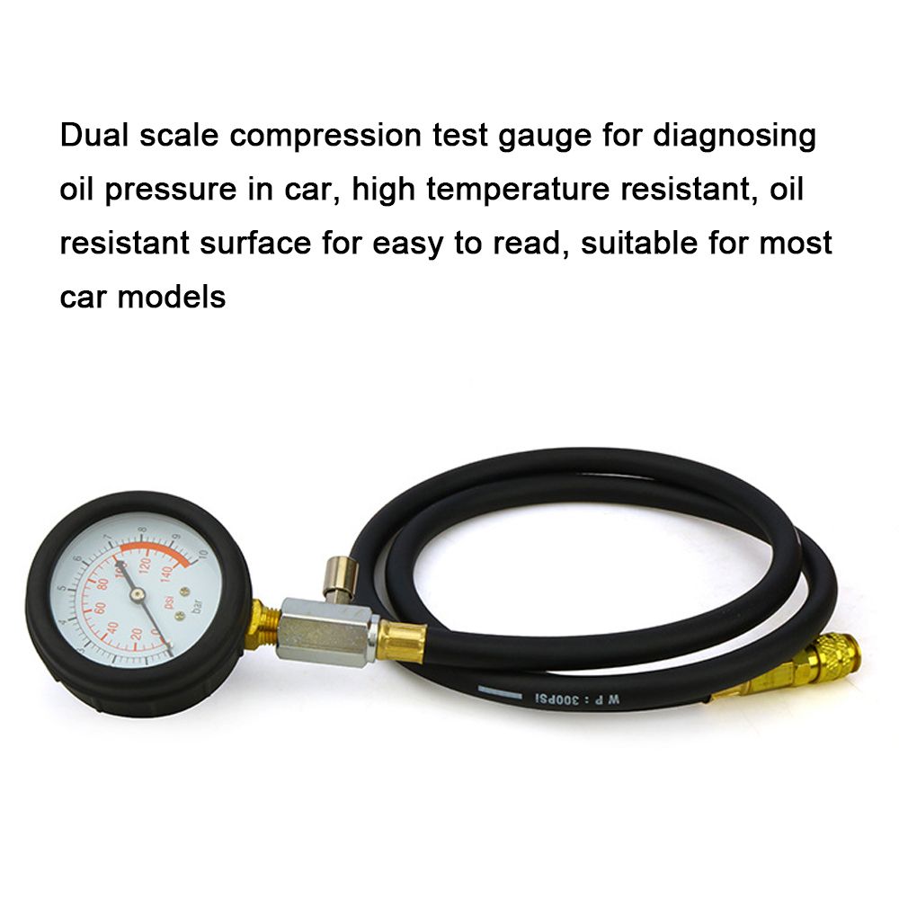 13pcs Engine Oil Pressure Test Kit Auto Repairing Cylinder