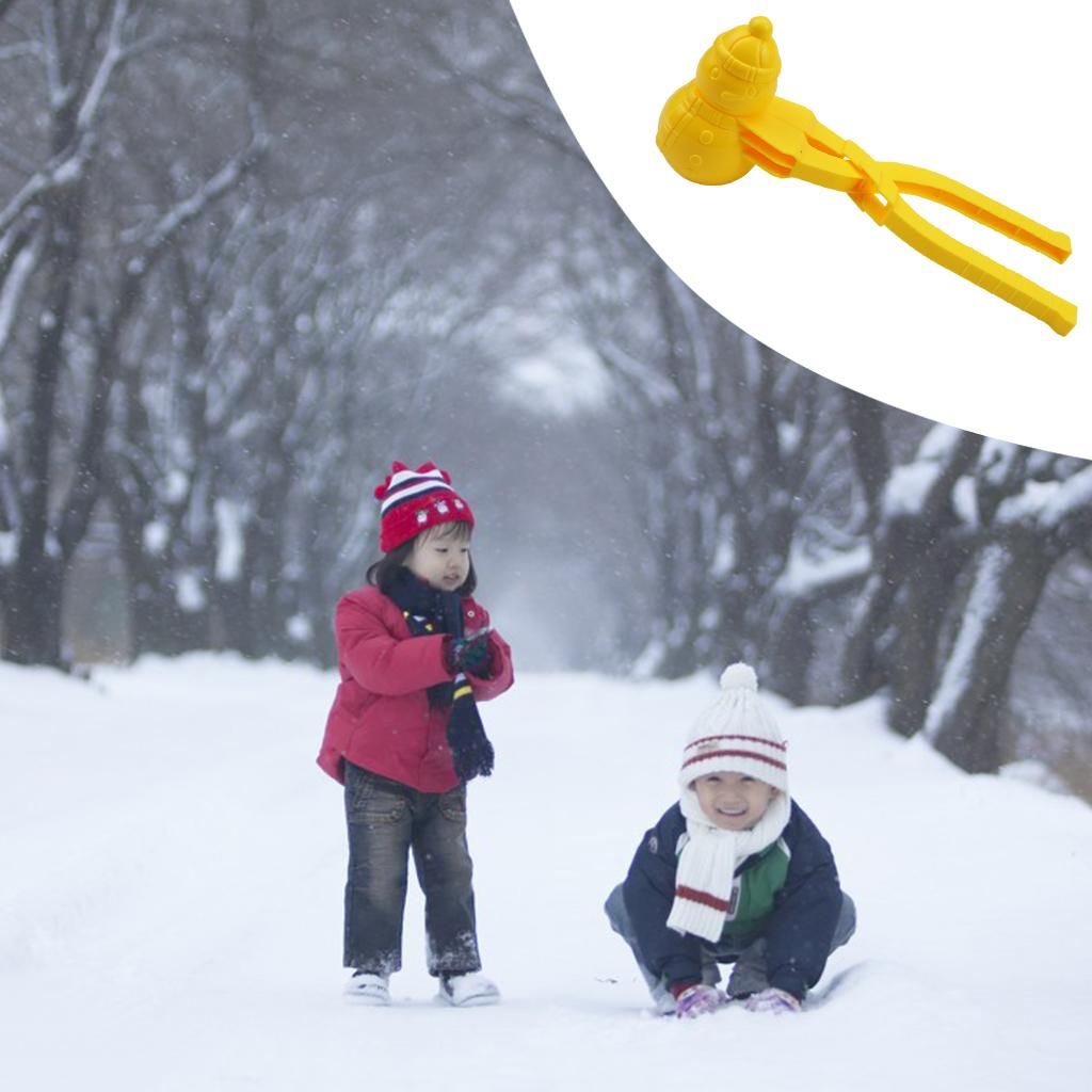 Snowman Shape Sand Ball Clamp    Yellow