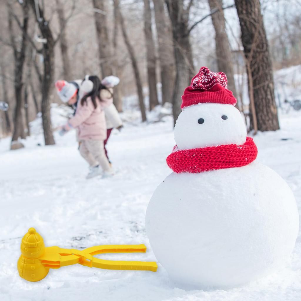 Snowman Shape Sand Ball Clamp    Yellow