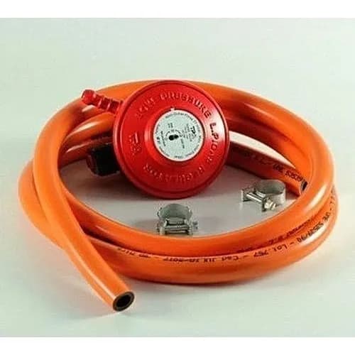 Standard Gas Regulator With 4yards Of Hose And Clips