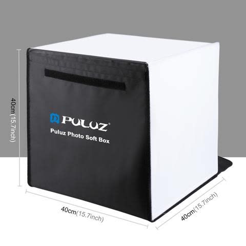 Puluz 40cm Foldable Photo Tent Softbox With 5 Backdrops