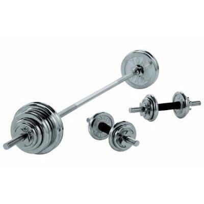50kg Adjustable Chrome Dumbbell With Case