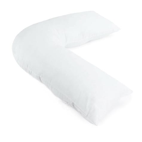 Orthopedic V-shaped Pillow - White