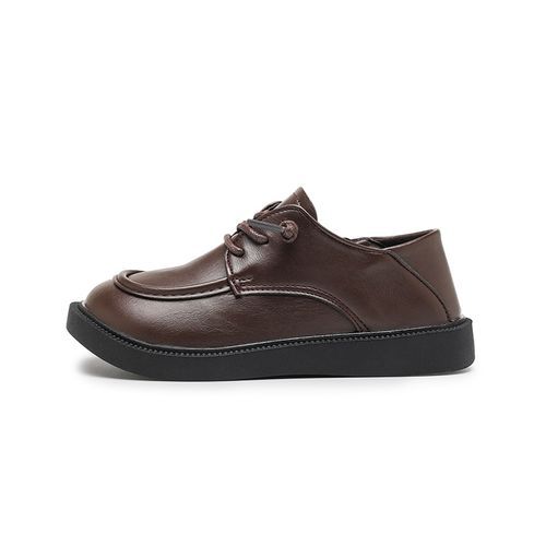 Boys' School Uniform Dress Shoes Leather Shoes(Brown)