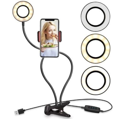 Selfie Ring Light With Phone Holder