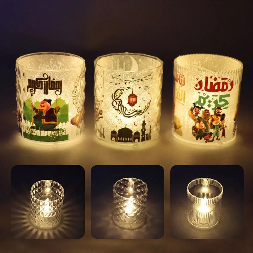 Ramadan LED Electronic Transparent Lamp Night Light-A
