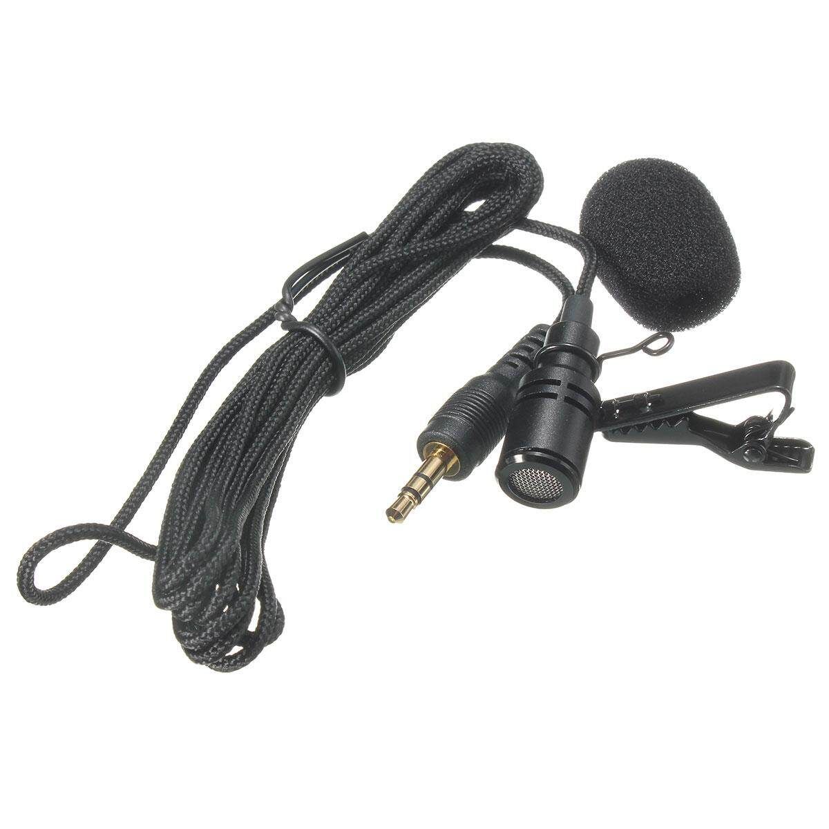 3.5mm Lavalier LapelTie Clip ON Microphone Omnidirectional For Phone Computer