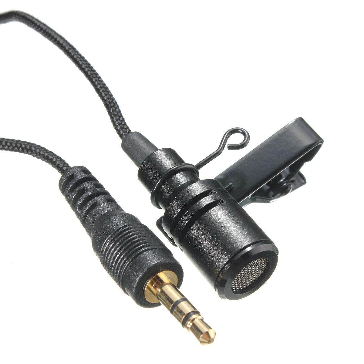 3.5mm Lavalier LapelTie Clip ON Microphone Omnidirectional For Phone Computer