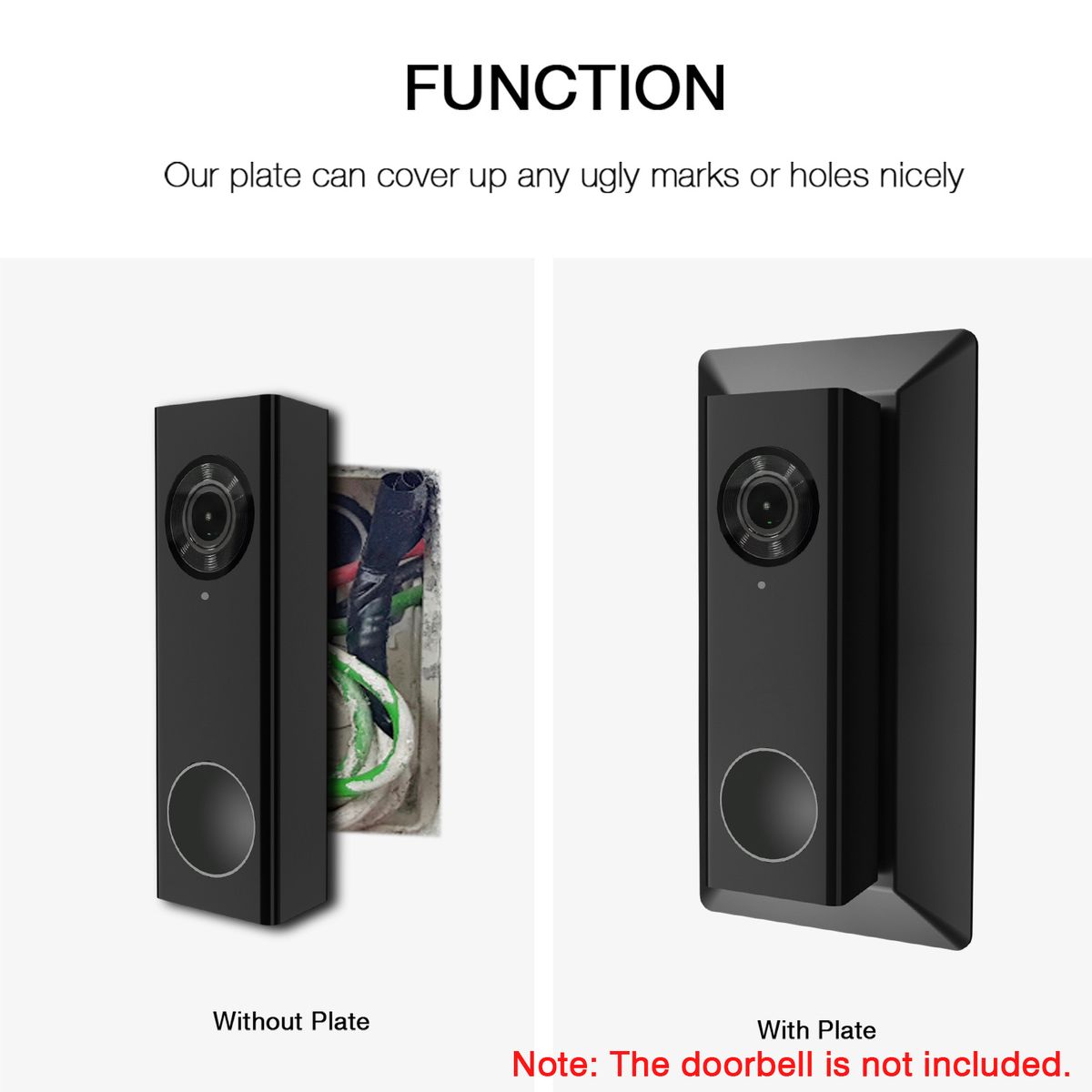 Wall Plate Come With L35°/R35 ° Wedge Compatible With Eufy