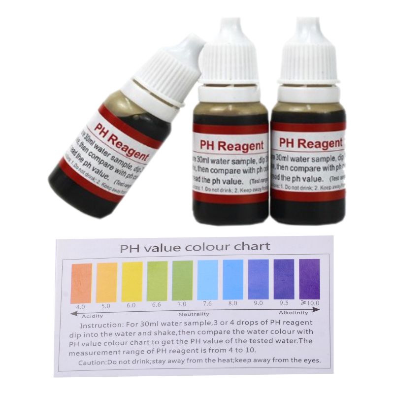 3 No PH Reagent Liquid Tester