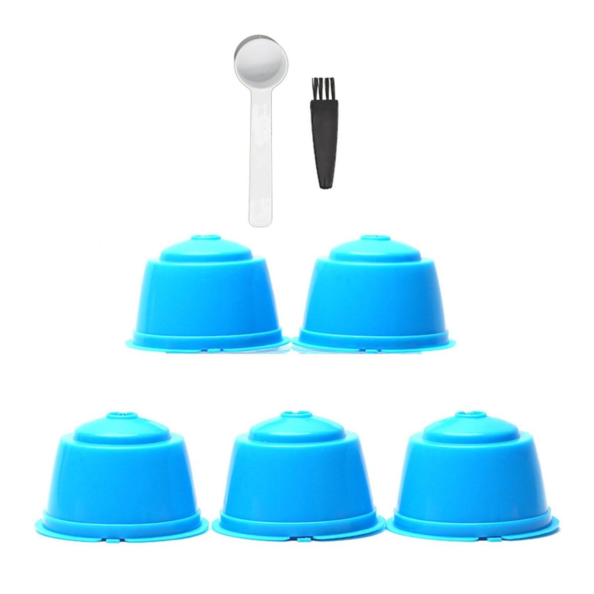 Reusable Hot Chocolate Cup Brew 5-pack Reusable Coffee for Dolce Blue