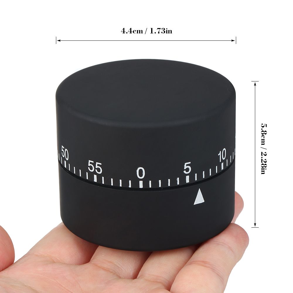 60 Minute Visual Timer With Loud Alarm Manual Countdown