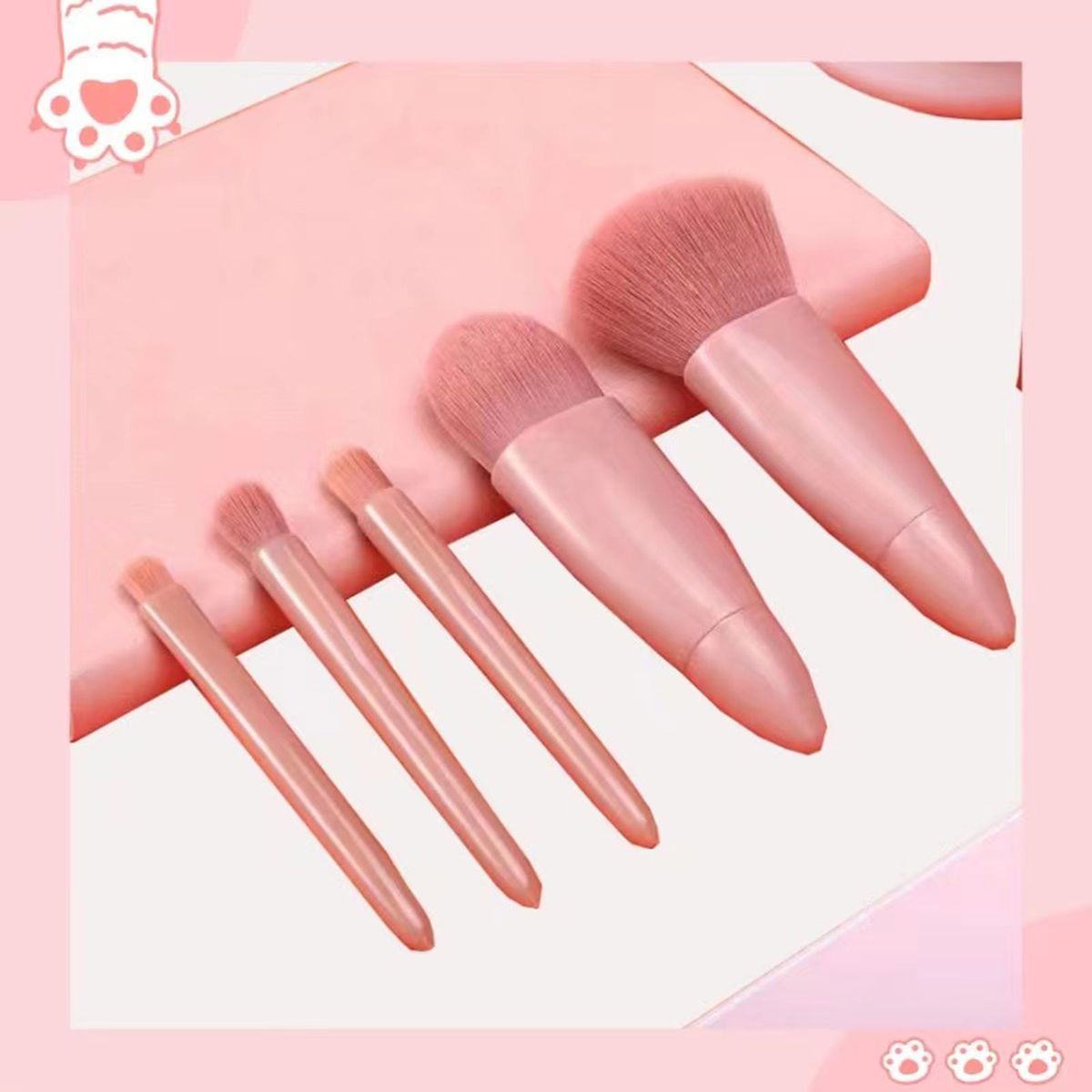 5PCS Makeup Cosmetic Brushes Kit Set Foundation Concealers