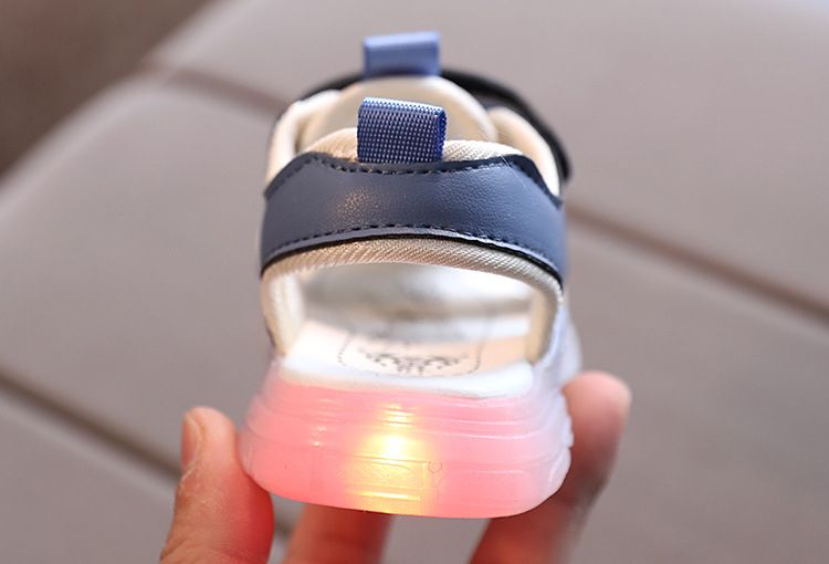 Kids Sandals Casual Luminous Shoes For Baby Boy