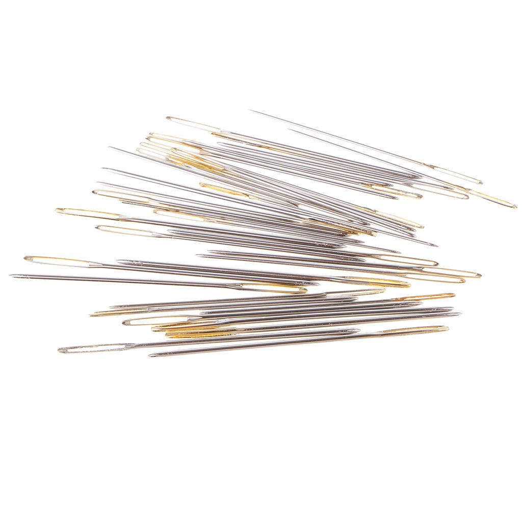30Pcs Useful Metal Sewing Knitting Cross Stitch Darning Size 24