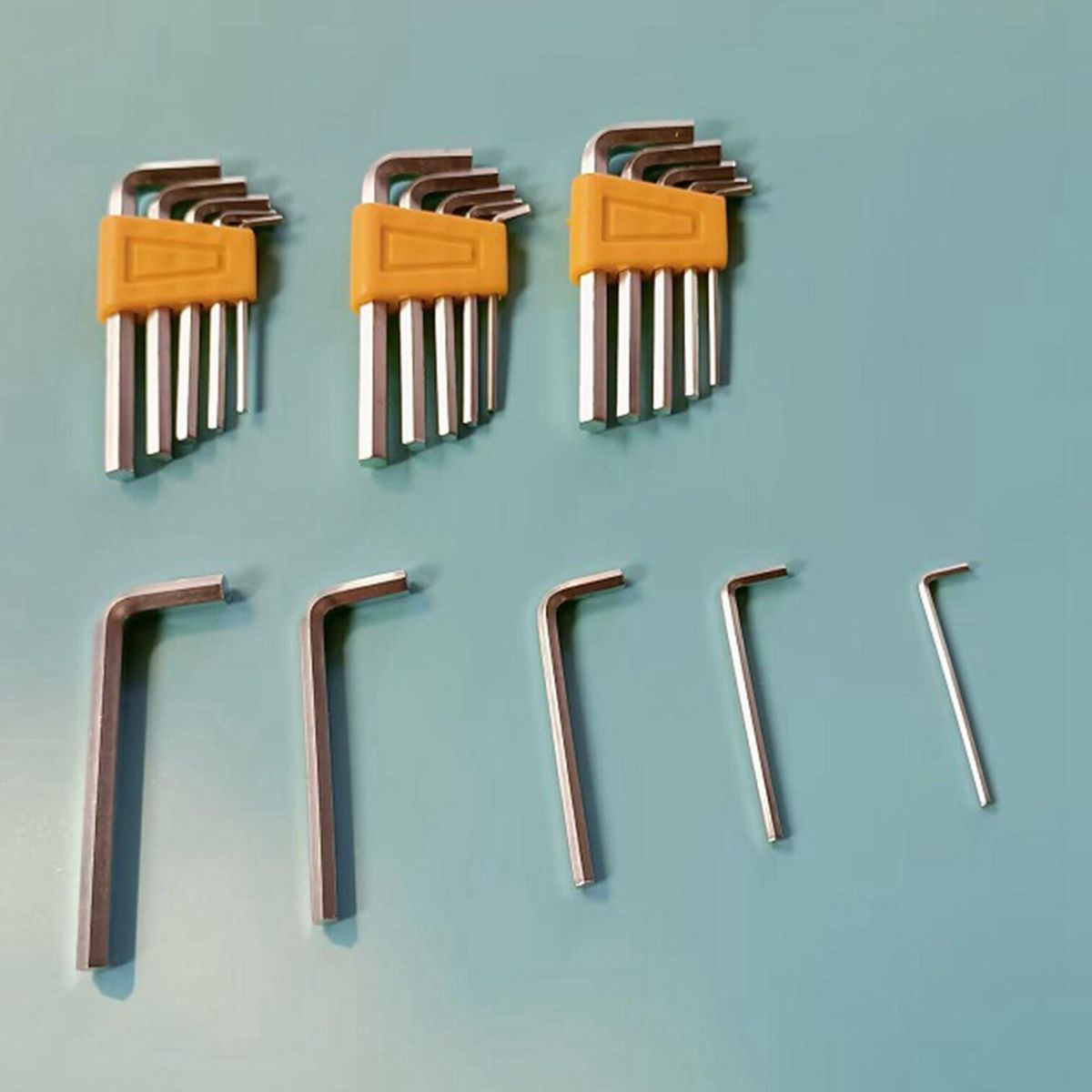 5x Hexagon Key Wrench Hex Key Set, Metal Hex Spanner