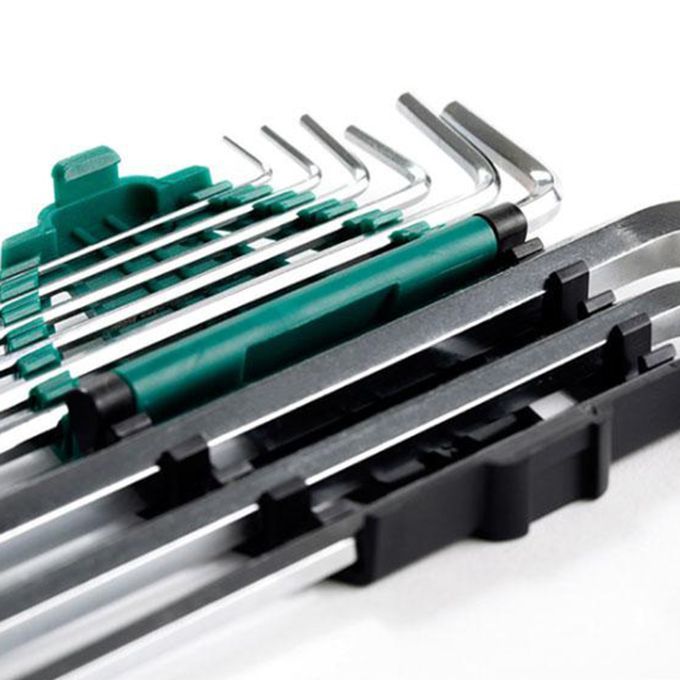 Household 9x Head Ball End  Screwdriver Hexagon Allen Wrench Set