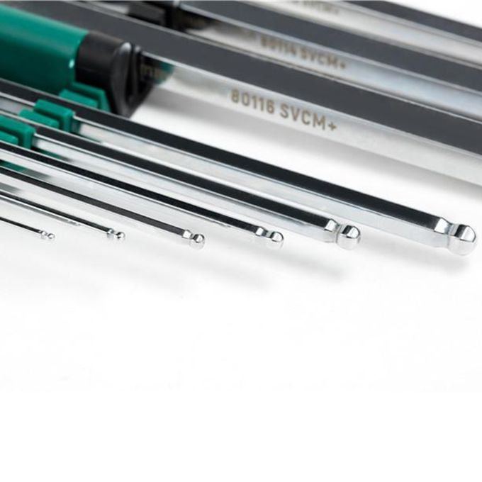 Household 9x Head Ball End  Screwdriver Hexagon Allen Wrench Set