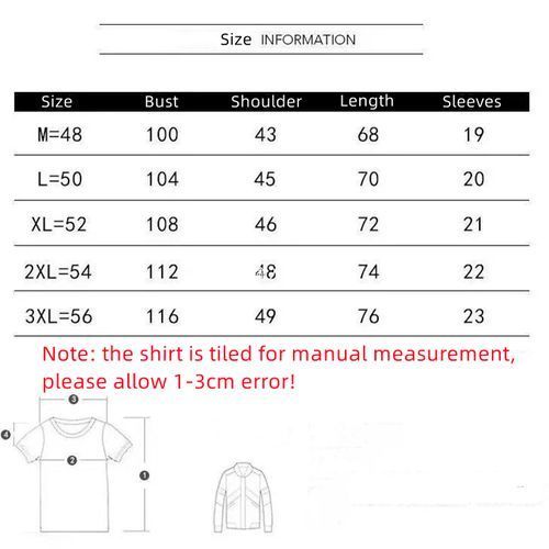2 Pieces Blue+White Men's T-shirt M-5XL Large Size Shirt Clothes Casual