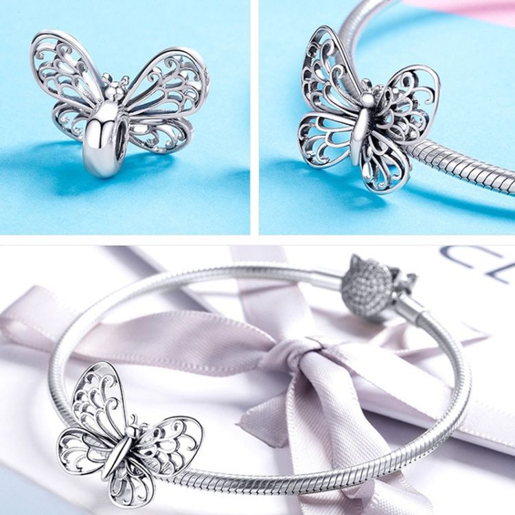 S925 Erfly Series DIY Bracelet Pearl Accessories BSC062