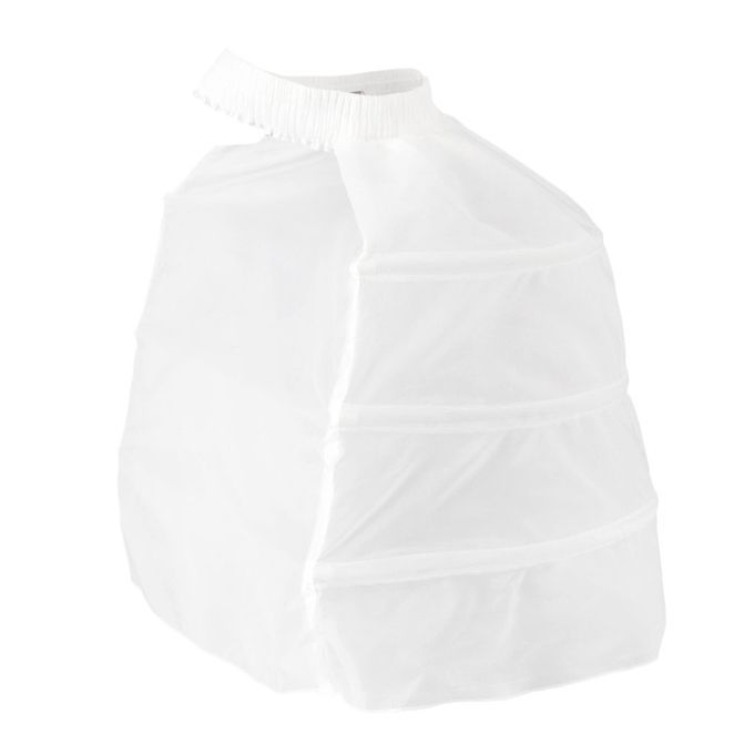 Elegant Crinoline Cage Bustle 1 Layer Floor Length White For Wedding