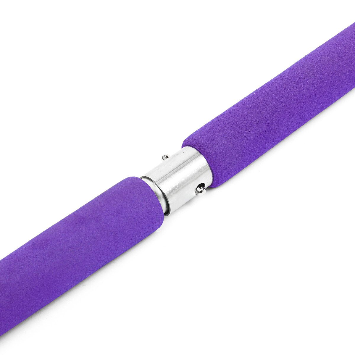 Portable Pilates Strength Rope Gym Stick Yoga Exercise Bar Pilates Train Rope Purple