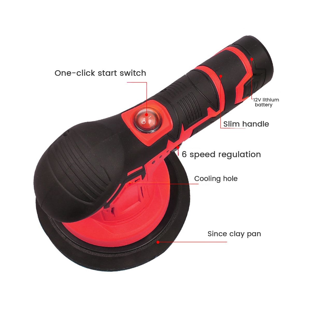 Cordless Car Polisher 12V Wireless Car Polishing Machine Bea