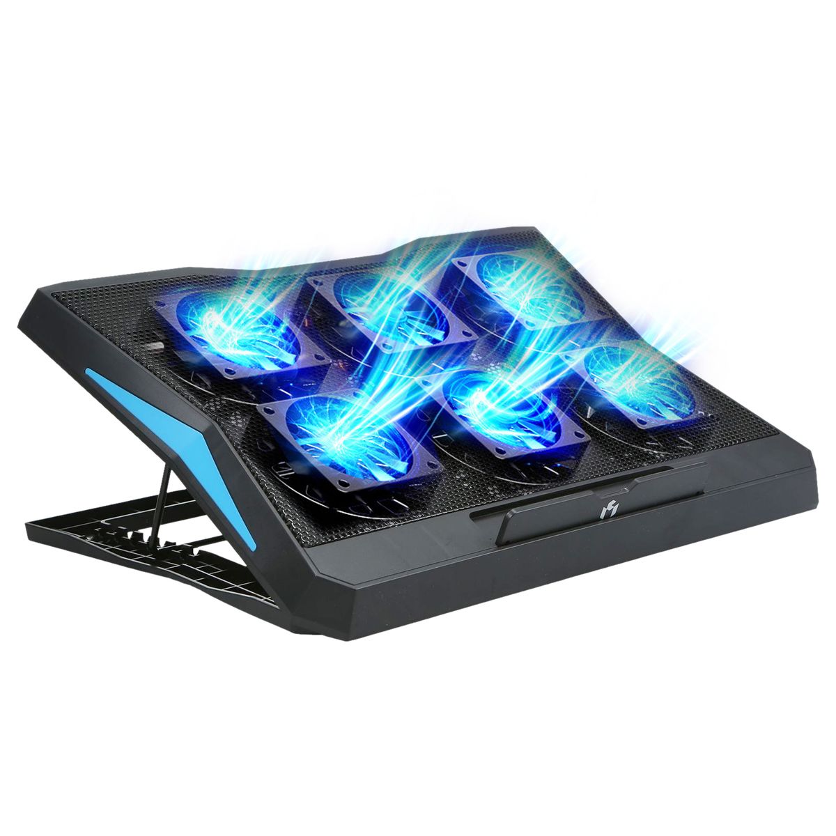 Foldable Laptop Cooler 6-fan Laptop Cooling Stand Low Noise