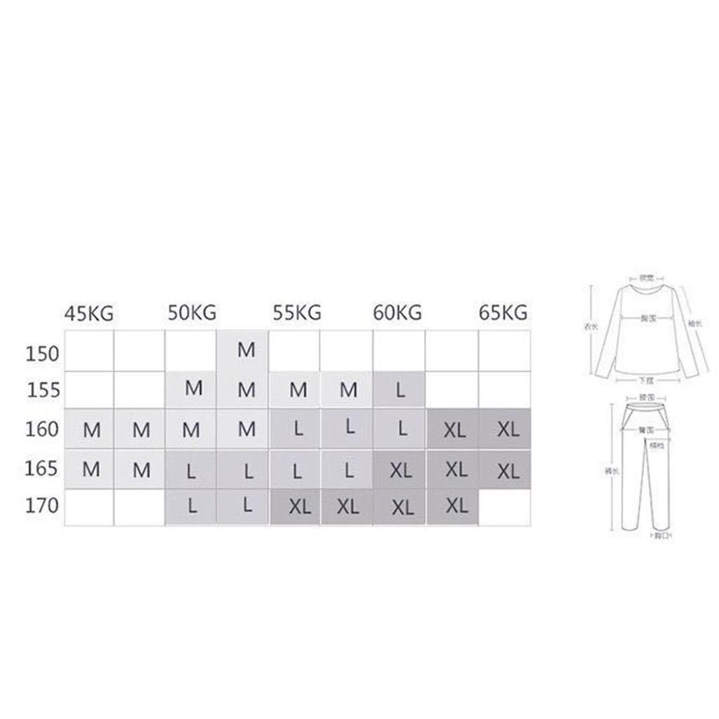 7Pcs Pajamas Set Shirt Pants Top Shorts Eye Striped XL