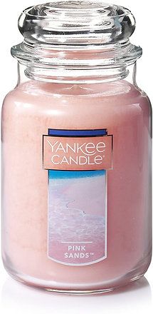 Large Jar Candle- Pink