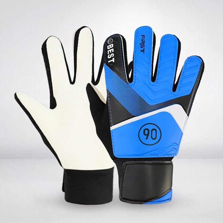 Children Latex Anti-Collision Goalkeeper Gloves , Size: 5