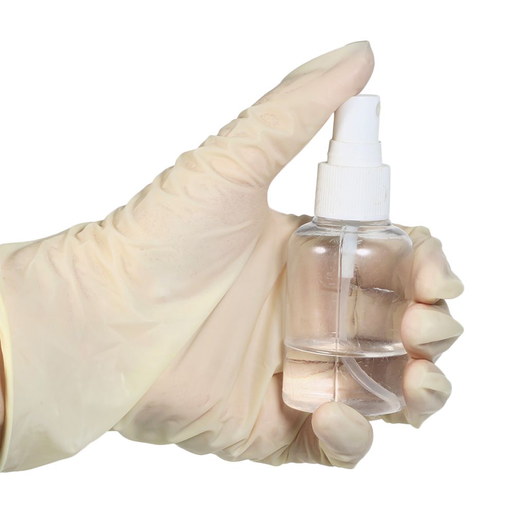 (L)100 Pcs/Disposable Gloves Thick Powder-Free Rubber Latex
