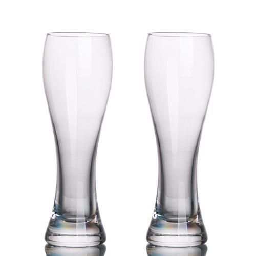 2PCS Glass Goblet Transparent Wine Beer Milk Cup Creativity Small Waist 350ML  Waterware Home Kitchen Bar Decoration Drinkware