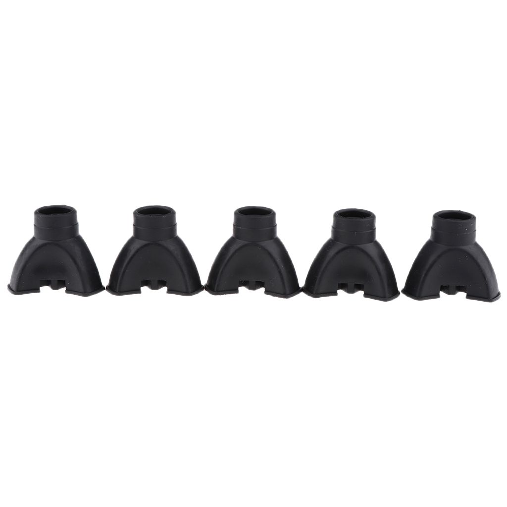 5Pcs Anti-skid And Wear-resisting Rubber Crutch Tips