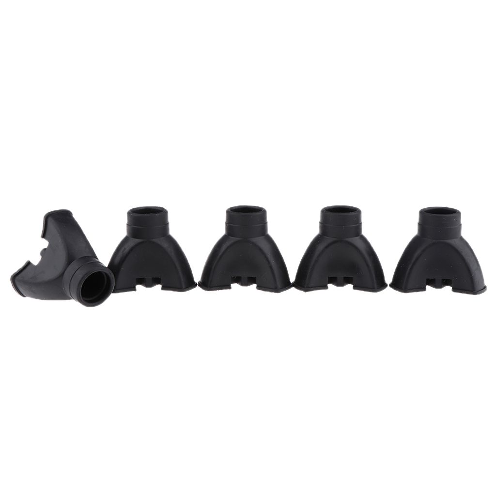 5Pcs Anti-skid And Wear-resisting Rubber Crutch Tips