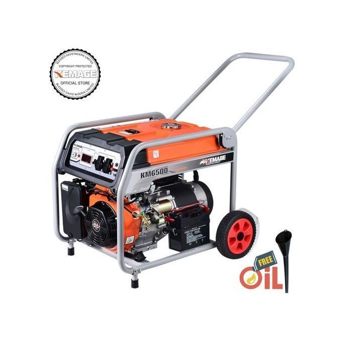 5.5KVA KM4000E2 Generator 100% Copper Key Starter