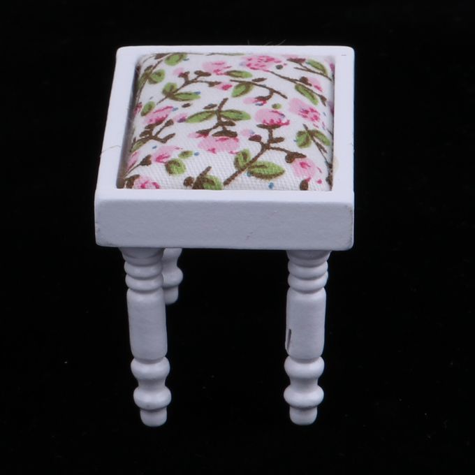 Wooden Miniature Dressing Table With Mirror Stool Furniture For White