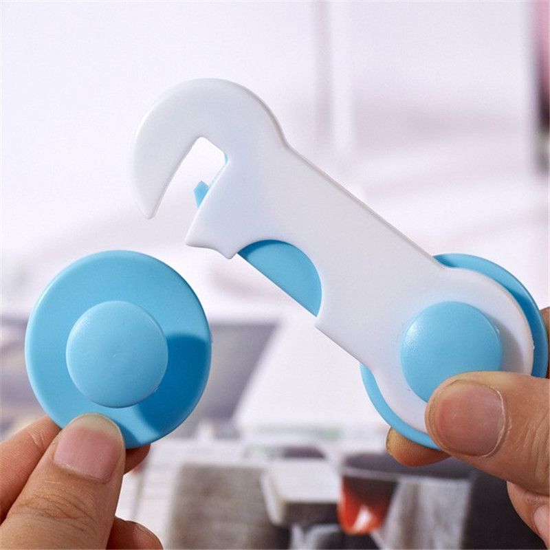 4Pcs OF Set Babies Safety Protection From Children Safe Locks For Refrigerators Drawer Baby