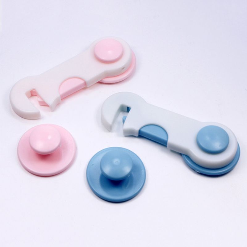 4Pcs OF Set Babies Safety Protection From Children Safe Locks For Refrigerators Drawer Baby