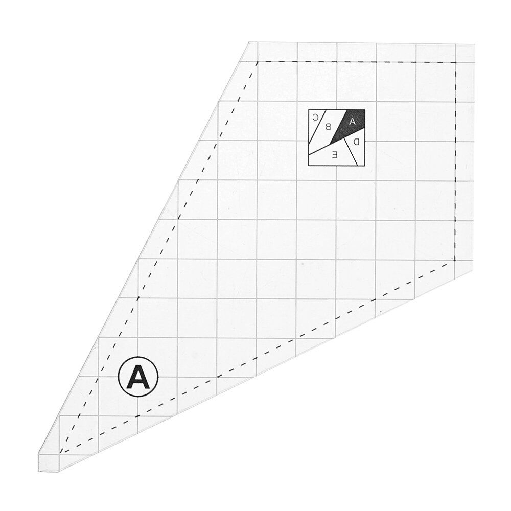 3/4/5Pcs Grids Shaped Hollow Sewing Ruler Template Square