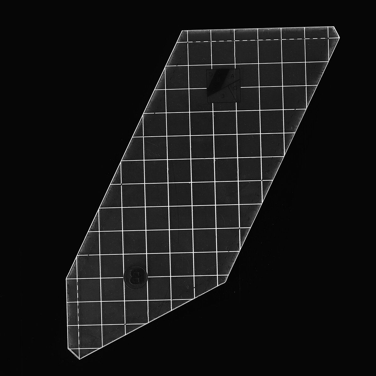 3/4/5Pcs Grids Shaped Hollow Sewing Ruler Template Square
