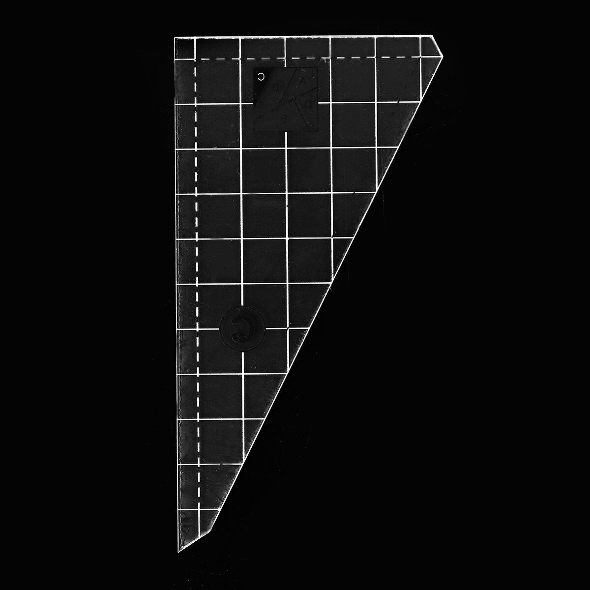 3/4/5Pcs Grids Shaped Hollow Sewing Ruler Template Square