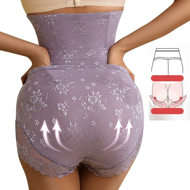 Women High Waist Abdominal Pants Postpartum Breasted Abdominal Panties Slimming  Hip Lifting Shaped