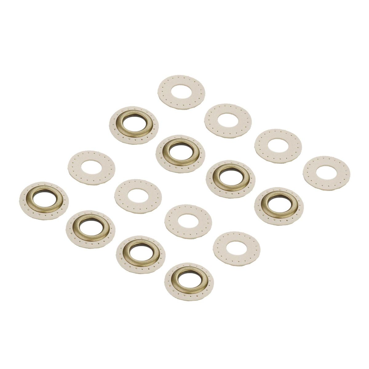 Grommet Eyelets     For Purse Bags Clothes Supplies Beige