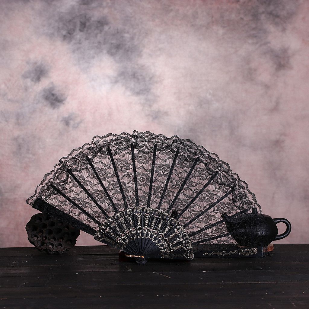 Hand Silk Fan Best Props Chinese Flower Performance Folding Hand Lace Dance Wedding Style Held Party 2020 New Quality Party Held