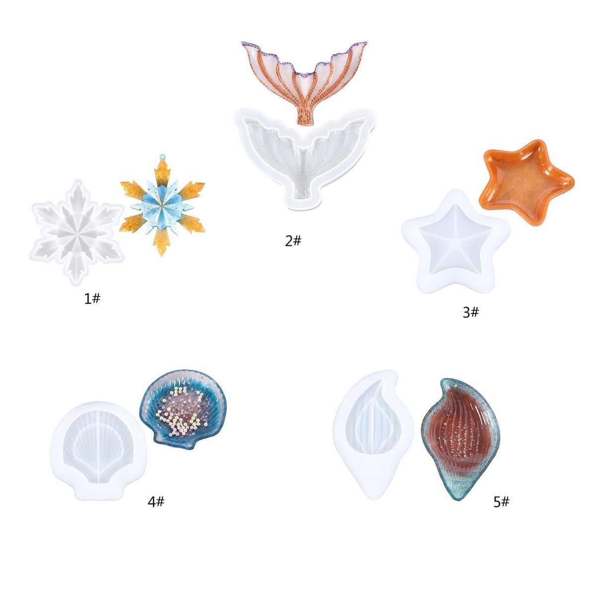 Silicone Mold Epoxy Resin Mould DIY Handmade Jewelry