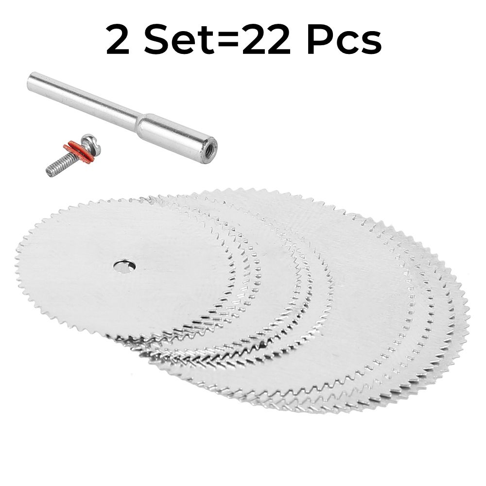 11/22Pcs Mini Circular Blade Electric Grinding Cutting Disc For Wood